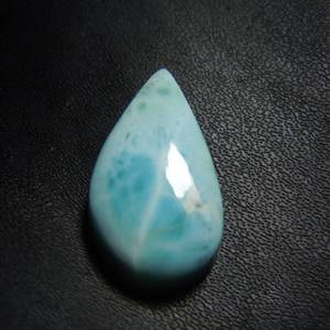 Cabujón de Piedra Preciosa de Larimar Natural, Calidad AAA, Piedra Preciosa Azul Dominicana para Joyería, Cabujón Pulido Liso, Venta al por Mayor y Personalizado - Product Image 2