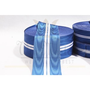 Rubans de cérémonie couleur unie 100% Polyester rubans imprimés à vendre - Product Image 1