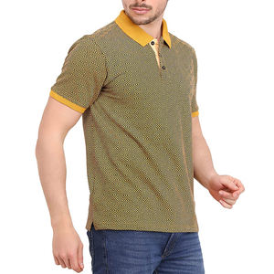 Polo Oem, Camiseta deportiva en blanco, diseño de logotipo personalizado, 100% algodón, venta al por mayor - Product Image 5