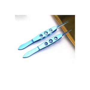 Forceps de Iris oftalmológicos, microcirugía de acero inoxidable para sutura de la cornea, Forceps de cirugía para oftalmotología ocular - Product Image 1