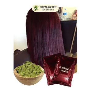 Naturel À Base De Plantes Vrai Triple Raffiné En Vrac Bourgogne Cheveux Couleurs En Gros Fabricant sûr henné cheveux couleur