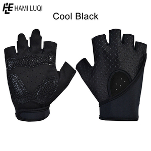 Vente en gros de gants de gym demi-doigt en spandex respirants et durables pour l'haltérophilie et le sport - Product Image 4