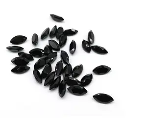 Natural Black Spinel Faceted Marquise Gemstone Wholesale Loose Stones For Jewelry Making from Supplier Buy Online Closeout Deals