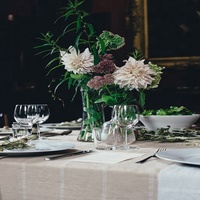 Verre en cristal italien, vaisselle, assiettes en céramique, ensembles de salle à manger, bols, linge de table, couverts