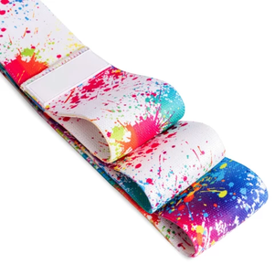 Bandas de resistencia con logotipo personalizado, bolsa de tela para Yoga, gimnasio, ejercicio, glúteos, cadera, embalaje personalizado, Material original de fuerza de Color de nailon - Product Image 1