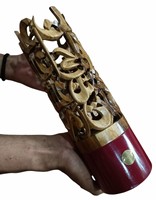 Quemador de Incienso y Bakhoor Aromático Portátil, Diseño Rectangular y Triangular de Torre Árabe, Madera de Teca Ecológica