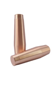 Bouteille d'eau en cuivre de style moderne et élégant de 950ml, verres en métal écologiques avec couvercle élégant combinant style et bien-être - Product Image 5