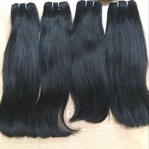 Extensiones de cabello indio sedoso Natural, cutícula alineada, venta al por mayor - Product Image 1