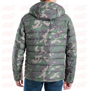 Wholesale OEM Mens Puffer Down Jacket Waterproof Customize Men Quilted Cotton - Product Image 5