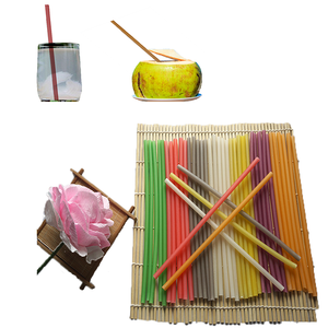 Organic Rice <b>Drinking</b> <b>Straws</b> Natural Compostable Eco Friendly Disposable Plastic Free Wholesale Bulk Export Manufacturer - Product Image 1
