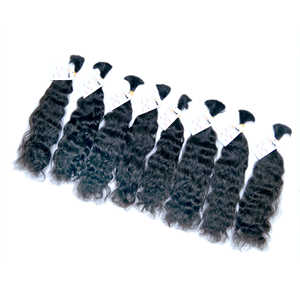 Cabello humano remy sin procesar para mujer, pelo natural a granel, calidad superior, indio/brasileño, precio al por mayor - Product Image 1