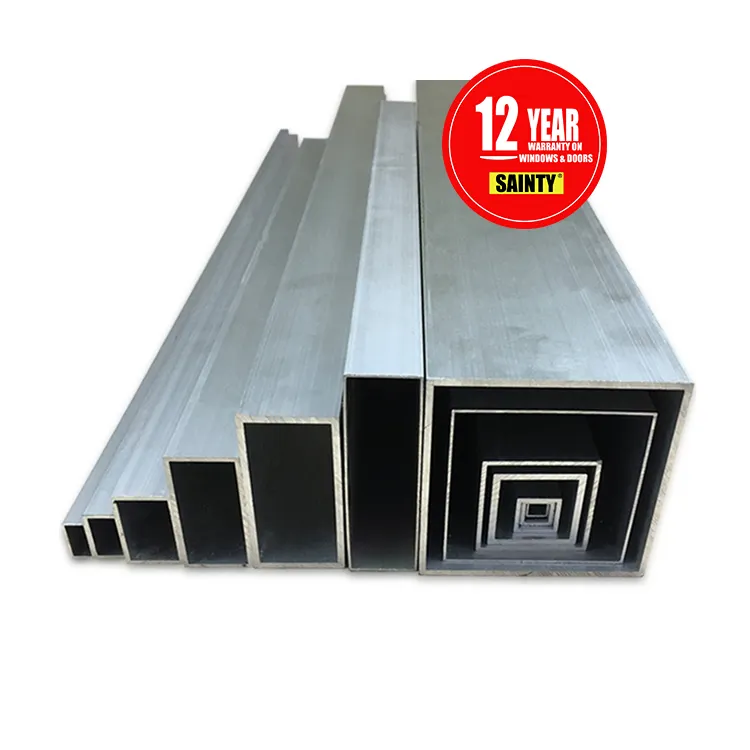 Kunden spezifisches Aluminium-Vierkant rohr 100x100 mit vorhandener Form