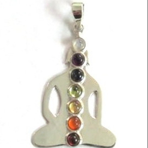 Chakra Buda colgante de plata 925 para la venta | Chakra Buda colgante de plata 925 en línea - Product Image 1
