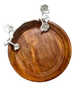 ชามไม้พร้อมเครื่องตกแต่ง - Product Image 3