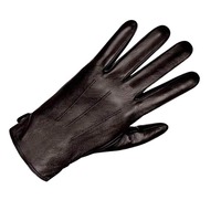 2023Premium Material de piel de oveja de alta calidad al por mayor cobertura completa de dedos guantes de cuero de moda para hombres