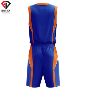 Ensembles d'uniformes de basket-ball pour hommes, personnalisés, nom et numéro d'équipe, imprimés numériques, sublimation, prix d'usine, col en V, vente en gros, nouvelle collection - Product Image 2