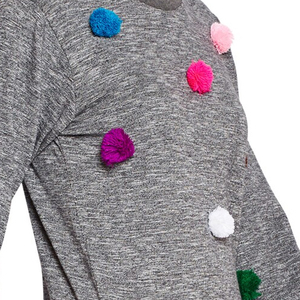 Sudadera de invierno para mujer de último diseño personalizado, ropa deportiva de alta calidad con logotipo bordado, Top de estilo informal - Product Image 5