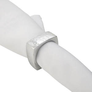 Rond de serviette en métal Offre Spéciale excellente qualité porte-mouchoirs fait à la main mariage décoratif rond de serviette en métal de table - Product Image 3