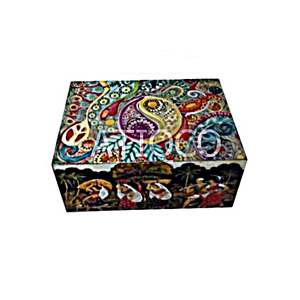 Wooden Box Painted Fairy Theme Handmade UV Printed Rectangle Shape Factory Direct Supply <b>Cheap</b> Fancy Decorative <b>Gift</b> <b>Boxes</b> - Product Image 1