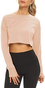 Femmes grande taille respirant haut court sweat couleur unie pull ample entraînement épaule hauts chaud 100% coton tissu intelligent - Product Image 5