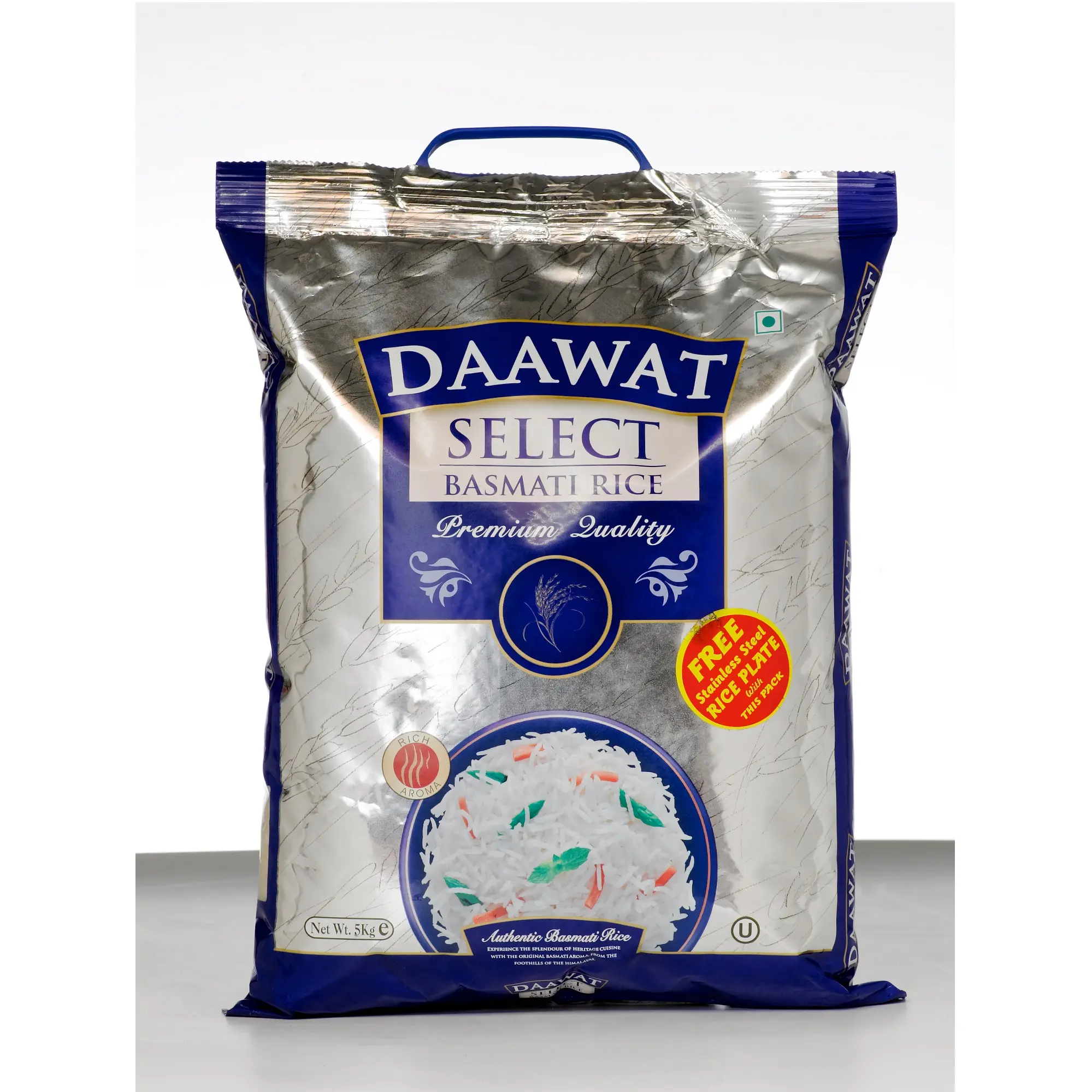 الهند الأرز الحبوب طويلة DAAWAT أرز بسمتي 5 كجم مع الصلاحية 24 شهرا من Dashmesh