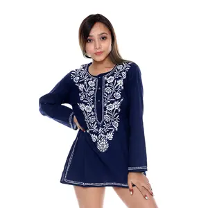 Buy indian cotton fabric tunic online