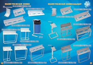 ตัวยึดชิ้นส่วนระบบกรองน้ำสำหรับบ้านเรือน2เวทีแบบ20 "สีน้ำเงินขนาดใหญ่ - Product Image 6