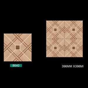 Carreaux de sol en porcelaine polie de couleur crème, surface mate, 40x40cm - Product Image 2