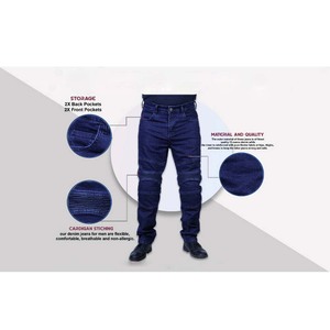 Pantalons et Jeans Slim Décontractés Lavés de Haute Qualité Grande Taille 100% Coton Délavé Taille Moyenne pour Hommes Simple USA - Product Image 6
