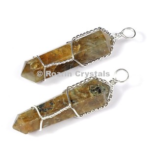 จี้ห่อสองจุด Labradrite - Product Image 1
