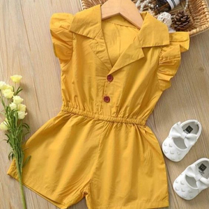 COTTON--FABRIC elegante y hermoso, BABY--JUMP--SUITS--DRESS, personalizable en cualquier tamaño y color, nuevo, 2021 - Product Image 1