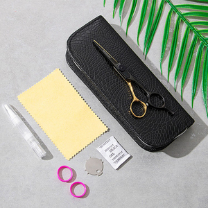 Ciseaux de coupe en acier inoxydable, rasoir bord, lame tranchante, vis de réglage pour la coiffure - Product Image 6