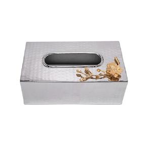 Set Of 2 Silver Metal <b>Tissue</b> Box For <b>Wedding</b> Decorative <b>Tissue</b> Box Customize Napkin Holder At Cheap Prices - Product Image 2