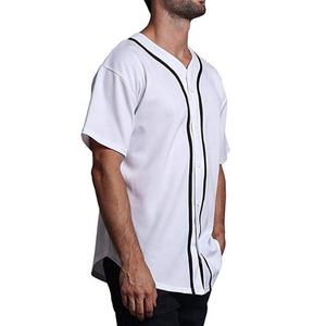 Ropa de gimnasio con botones, nueva ropa deportiva de moda, ropa de béisbol y softbol, Jersey, camisas de manga corta, poliéster, transpirable, secado rápido - Product Image 2