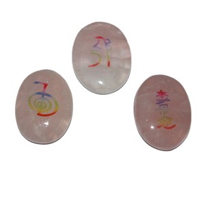 Best Value of Colorful Rose Quartz Reiki Symbol Set : Colorful Rose Quartz Reiki Symbol Set for Sale - Product Image 1