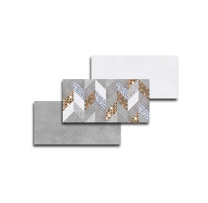 Azulejos de pared impresos digitales de cerámica de 300x600mm con aspecto de cuero resistente compuesto recién lanzado de diseño español para uso personal. - Product Image 4