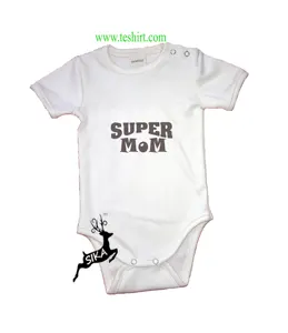 OEM Romper baskılı OEM marka üreticisi tirupur hindistan yenidoğan bebek bebek kıyafetleri gots ocs organik pamuk bebek kız b