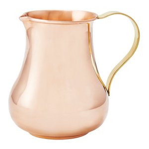Pot à mules de Moscou en cuivre pur de qualité indienne fait à la main avec ensemble de verres Bouilloire à boire en métal artisanal - Product Image 5