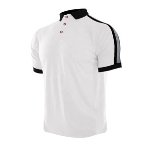 Camiseta de manga corta con logotipo bordado personalizado para hombre, Polo liso Unisex, Camiseta de algodón 100%, hecha en paquistaní - Product Image 1