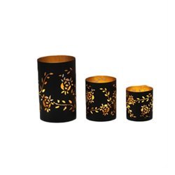 Wholesale Votive <b>Empty</b> Ceramic Candle <b>Jars</b> With Li - Product Image 3