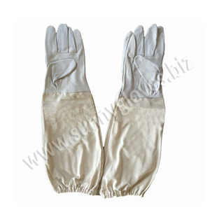 Guantes de apicultura ventilados, hechos de piel de cabra por Sunny - Product Image 2