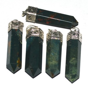 Garde-robe en pierre de sang pour crayon, pendentifs, capuchon en pierre du sang, en promotion - Product Image 1