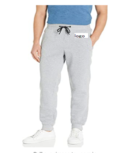 Lingge — pantalon molletonné de jogging pour hommes, avec cordon de serrage, 100% Polyester, vêtement importé, Machine à laver, ajustable et personnalisable - Product Image 1