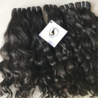 Penata Rambut Terbaik Gratis Pengiriman Sampel Ekstensi Rambut Lurus Tanpa Diproses Kutikula Rambut India Selaras dari Vietnam