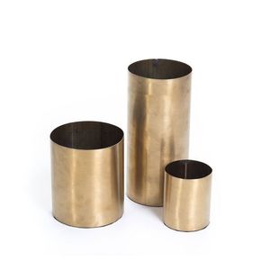 Modern Candle Holder Home Wedding Decoration Elegant New Design Set of 3 Metal Candle <b>Jars</b> Centerpieces Holders Vessel for Decor - Product Image 1