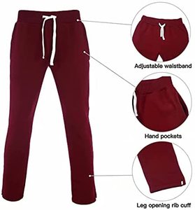 <b>Lounge</b> Wear Style Men's Thick Heavyweight Drawstrings Hoodie 2pc <b>Set</b> Tracksuits Pullover Fall Casual Sweat Suit For Men - Product Image 5