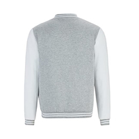 Veste d'hiver pour hommes de haute qualité en gros, style universitaire pour jeunes et adultes, avec impression de logo personnalisé et broderie surdimensionnée