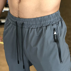 Pantalones de chándal para hombre, pantalón de chándal cónico con paneles ajustados, entrenamiento personalizado, para correr, con bolsillos y cremallera - Product Image 4