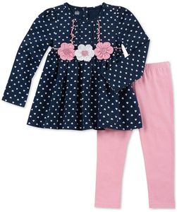 Ensembles de vêtements pour filles de qualité OEM momo, 100% coton, imprimé animal, formel, doux, tendance, nouvel article en provenance du Bangladesh - Product Image 1