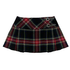 Utility Tartan Leather Women's Kilt Faldas escocesas para mujer - Product Image 1